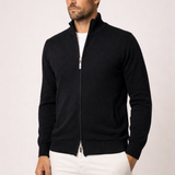 Pullover zip lunga