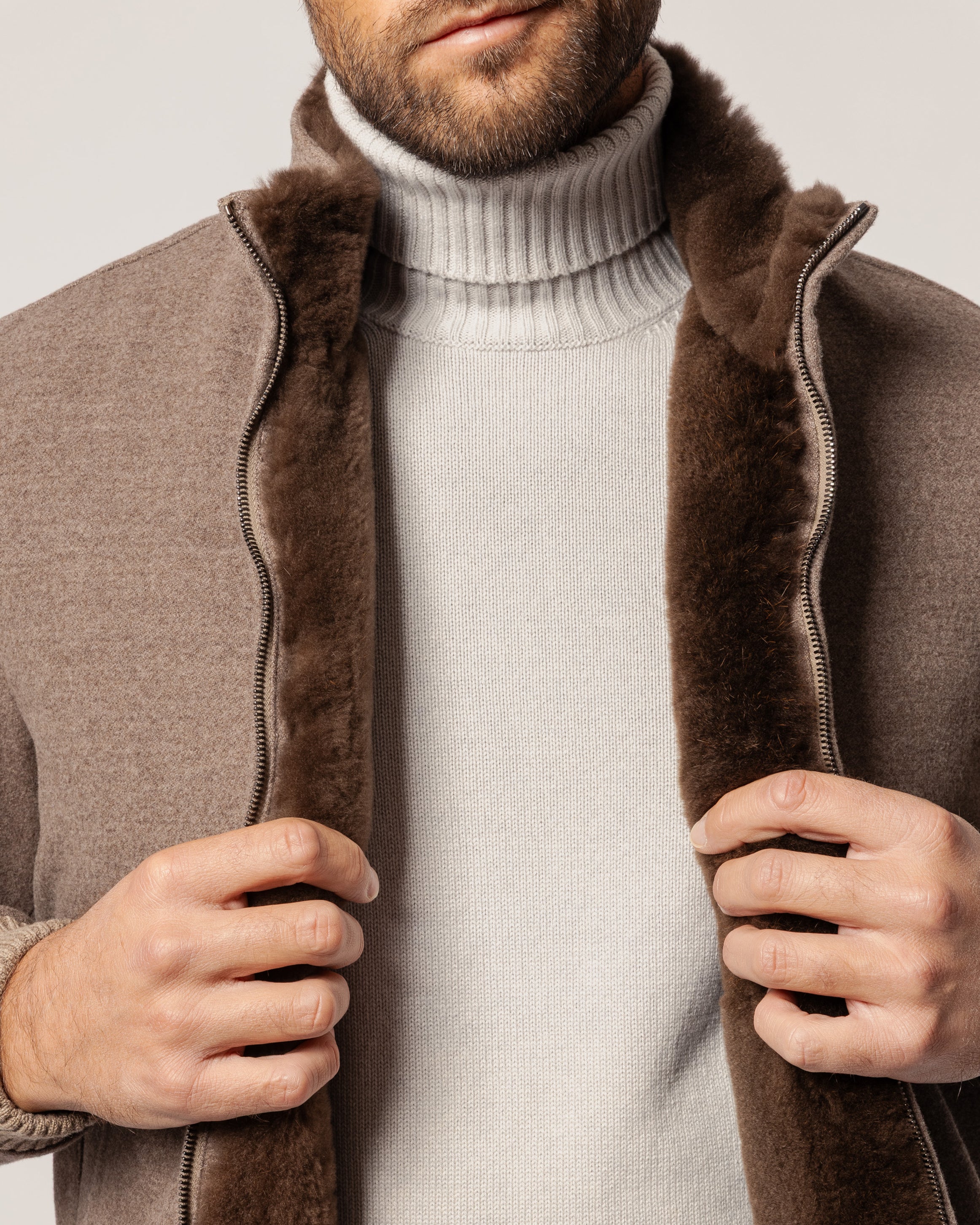 180s jacket with fur trim – Doriani