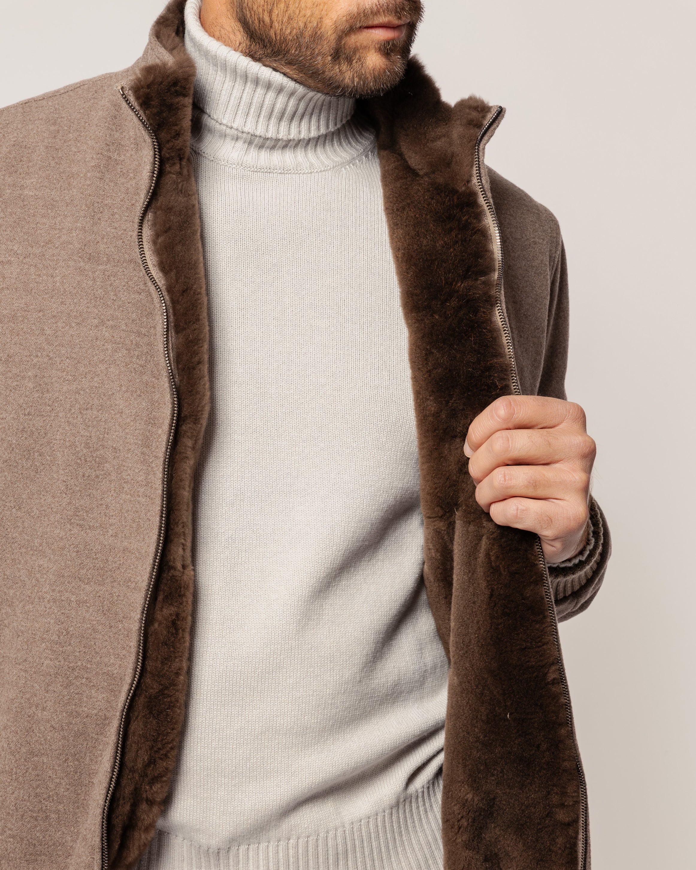 180s jacket with fur trim – Doriani
