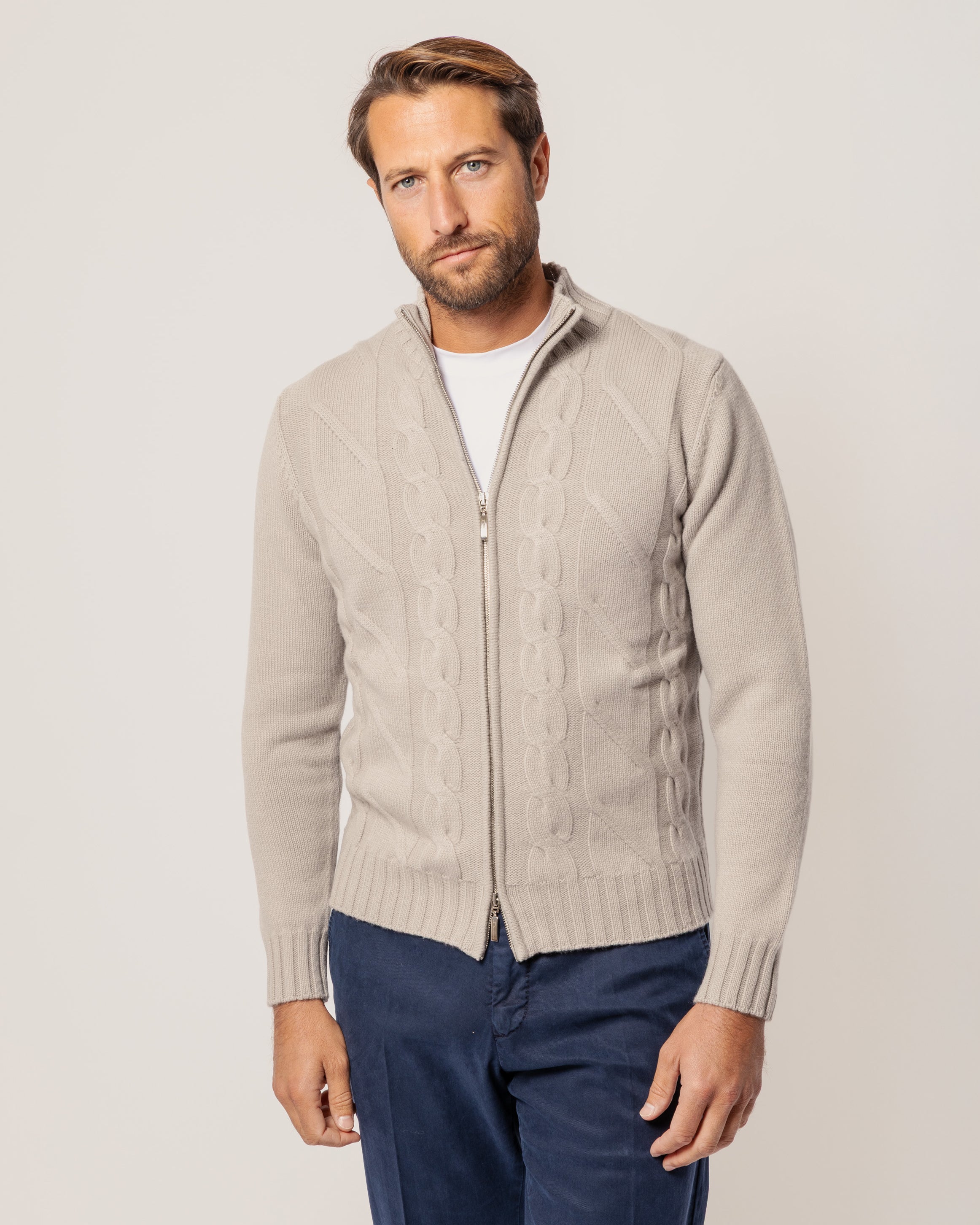 Cable-knit cardigan – Doriani