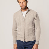 Cardigan trecce