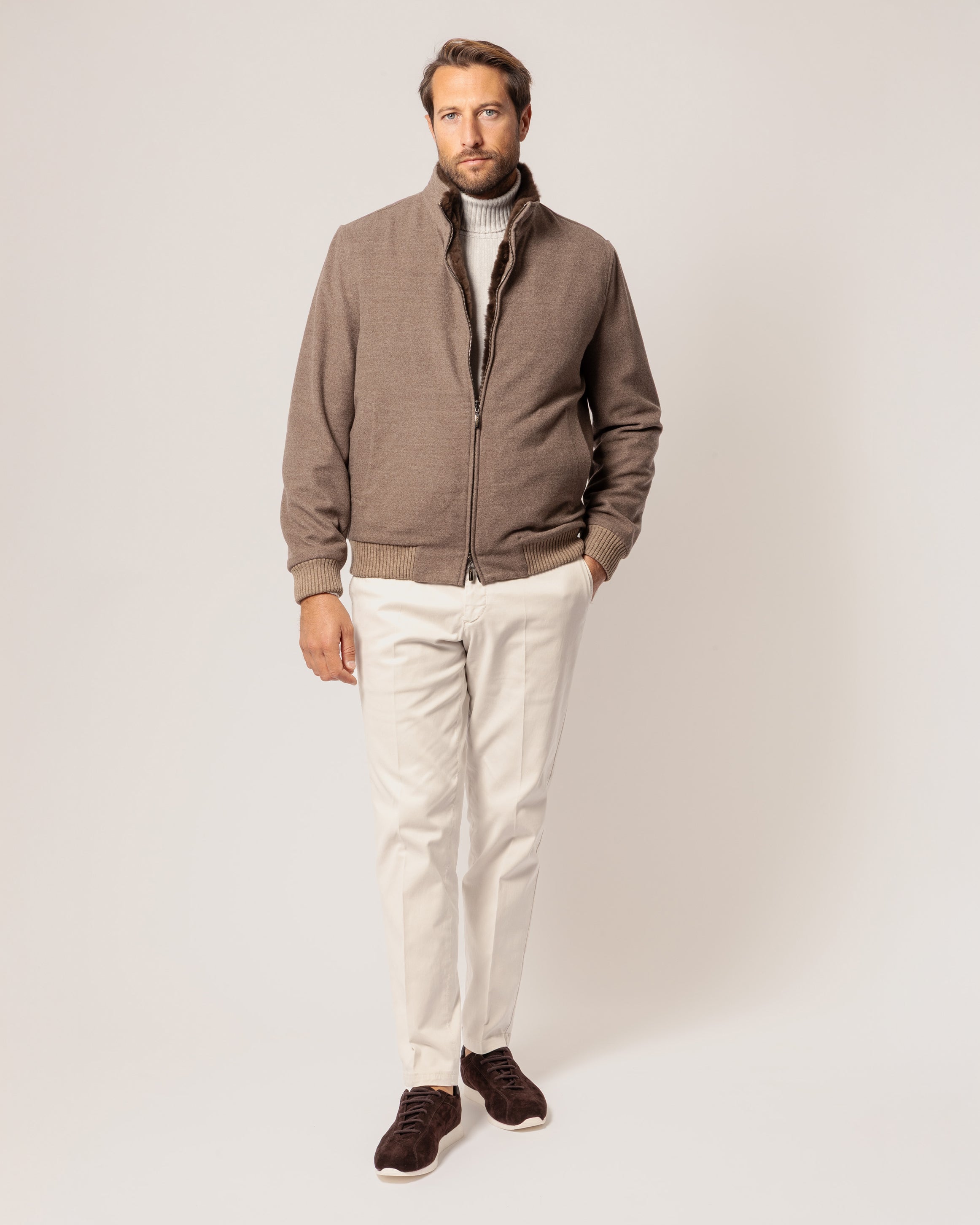 180s jacket with fur trim – Doriani