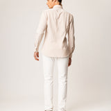 Pique button-down shirt