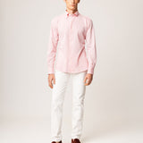Pique button-down shirt
