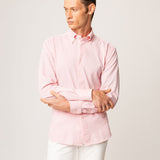 Pique button-down shirt