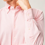 Pique button-down shirt