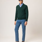 V-neck sweater