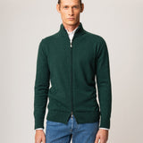 Pullover zip lunga