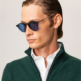 Pullover zip lunga