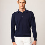 Long-sleeved polo shirt