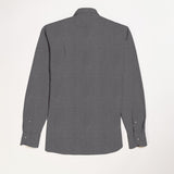 Button-down shirt with placket