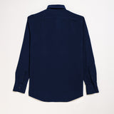 Button-down shirt with placket