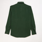Button-down shirt with placket