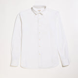 Pique button-down shirt