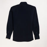 Pique button-down shirt