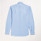 Button-down shirt with placket