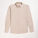 Pique button-down shirt